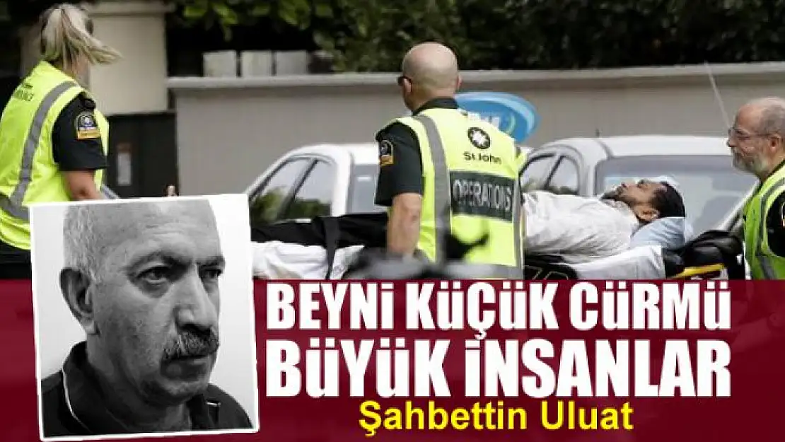 Beyni küçük cürmü büyük insanlar