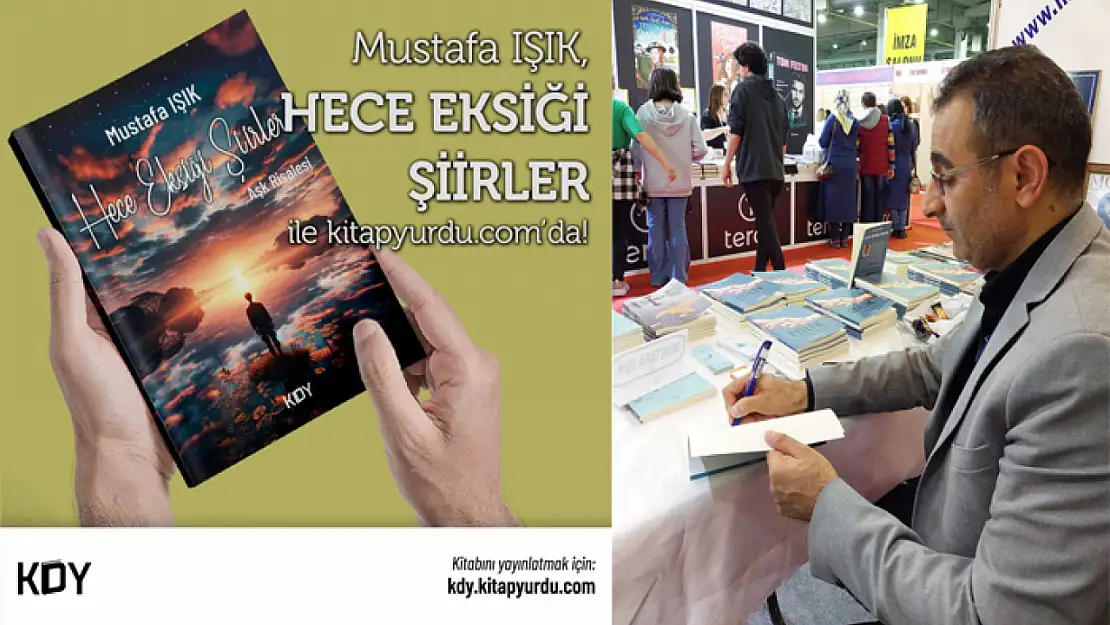 Şair-Yazar Mustafa Işık'ın yeni kitabı çıktı 'Hece eksiği şiirler' okuruyla buluştu