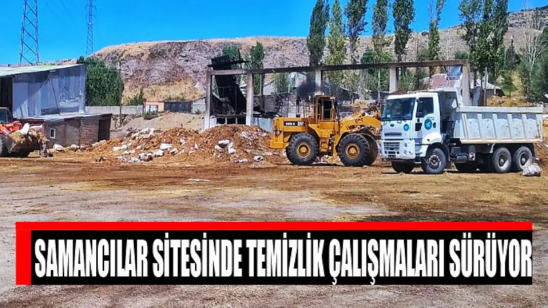 Samancılar sitesinde temizlik çalışmaları sürüyor