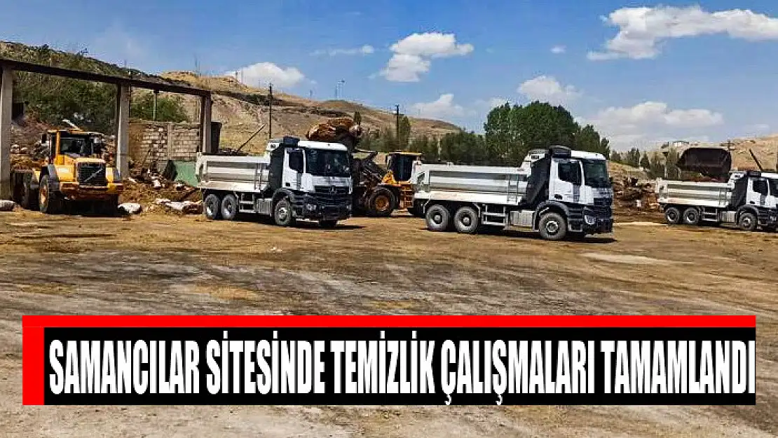 Samancılar sitesinde temizlik çalışmaları tamamlandı