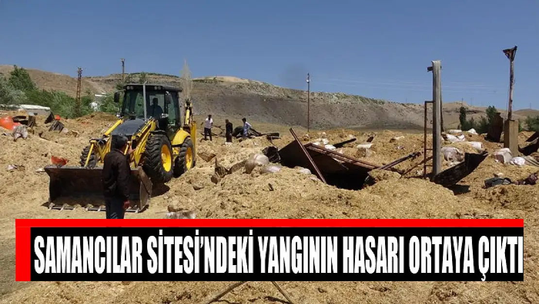 Samancılar Sitesi'ndeki yangının hasarı ortaya çıktı