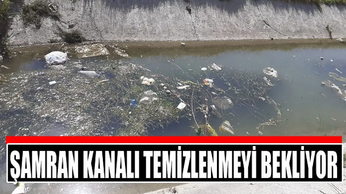 Şamran kanalı temizlenmeyi bekliyor