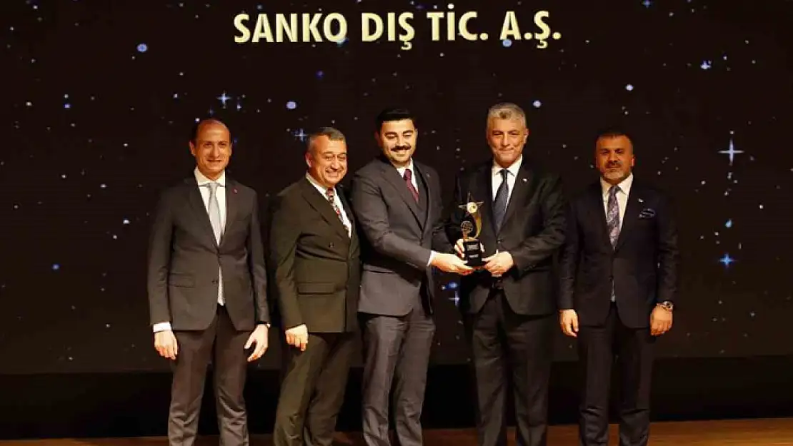 SANKO Dış Ticaret'e 'ihracatın yıldızı' ödülü