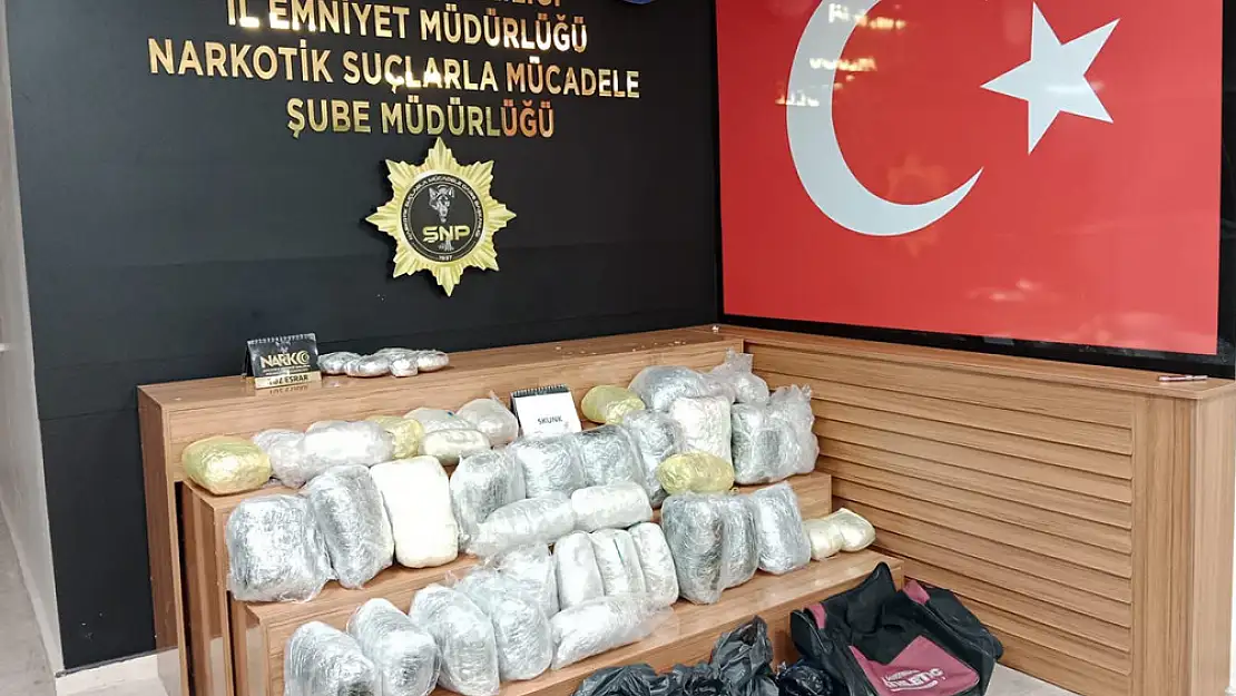 Şanlıurfa'da 48 kilo uyuşturucu ele geçirildi