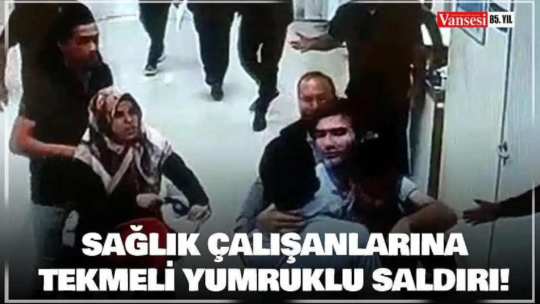 Şanlıurfa'da sağlık çalışanlarına tekmeli, yumruklu saldırı kamerada