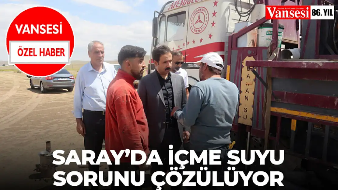 Saray'da İçme Suyu Sorunu Çözülüyor