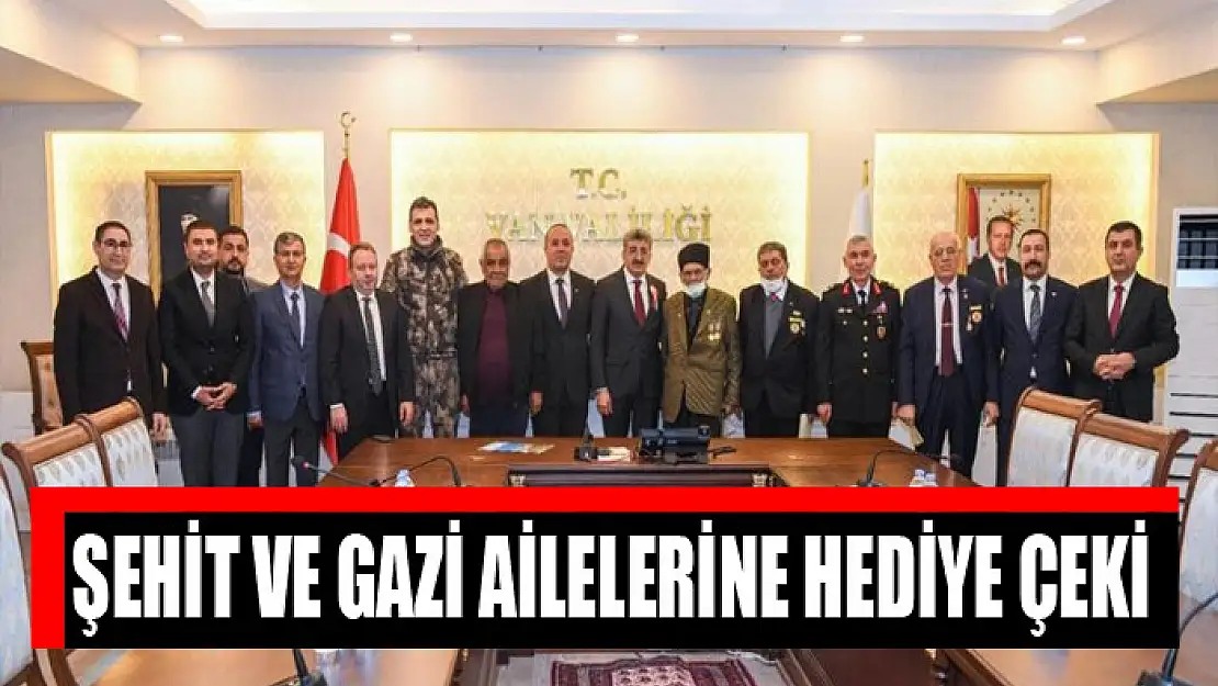 Şehit ve gazi ailelerine hediye çeki