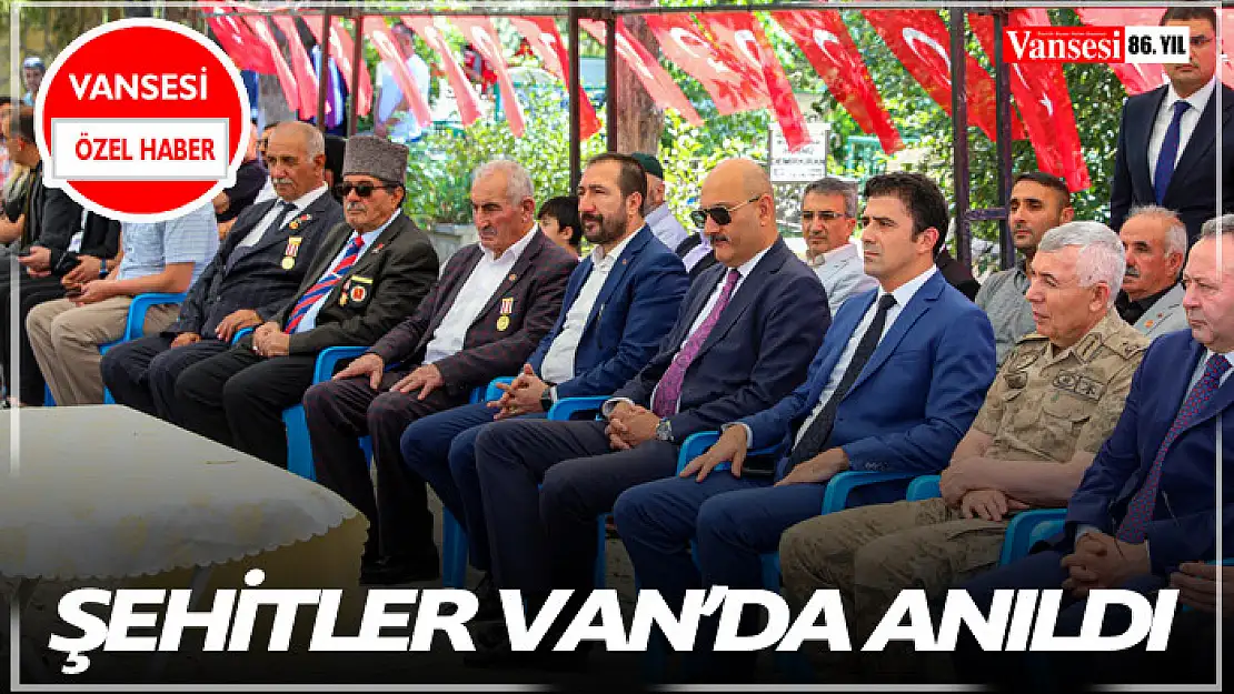 Şehitler Van'da anıldı