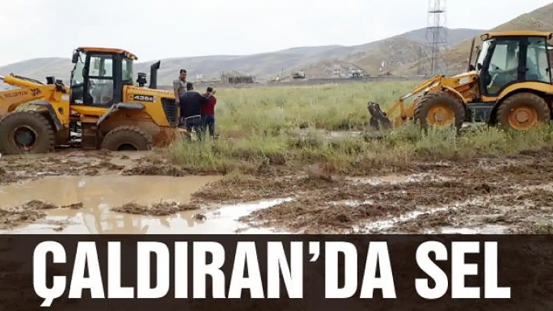 Çaldıran'da sel 