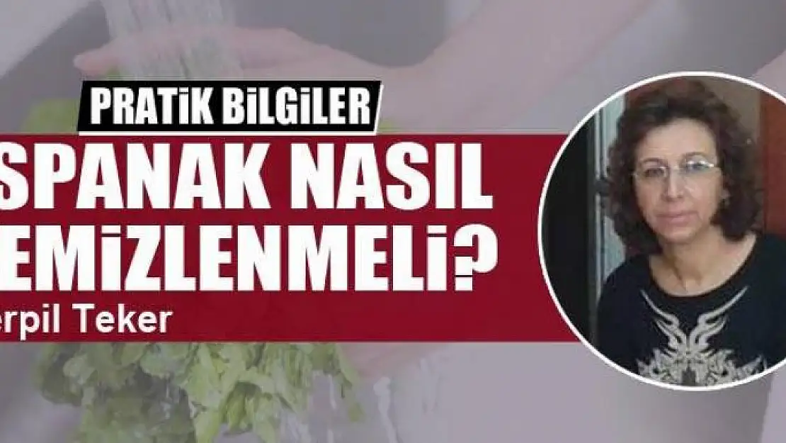 Ispanak nasıl temizlenmeli