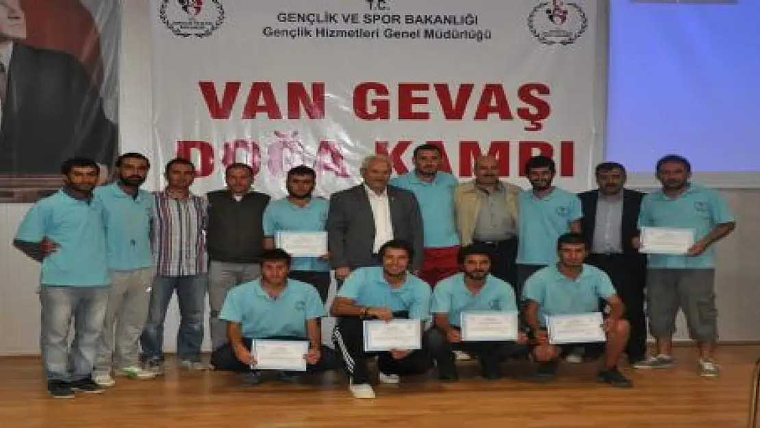 GEVAŞ DOĞA KAMPI SONA ERDİ