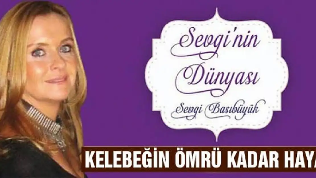 Kelebeğin ömrü kadar hayat