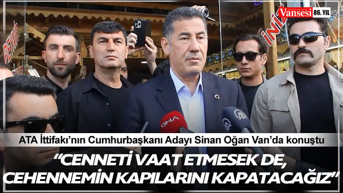 Sinan Oğan: 'İkinci tura kalamadığımız takdirde cenneti vaat etmesek de, cehennemin kapılarını kapatacağız'