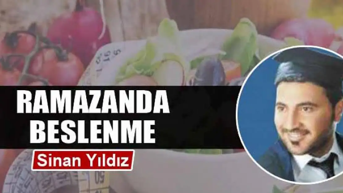 Ramazanda  beslenme