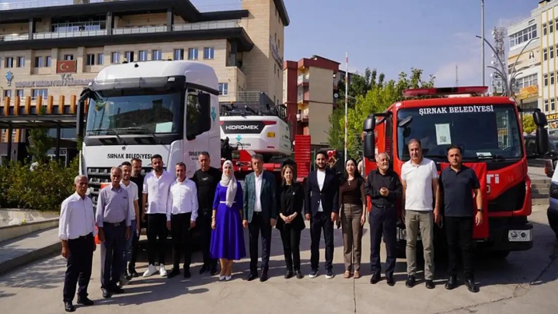 Şırnak Belediyesi filosuna 4 yeni araç ekledi