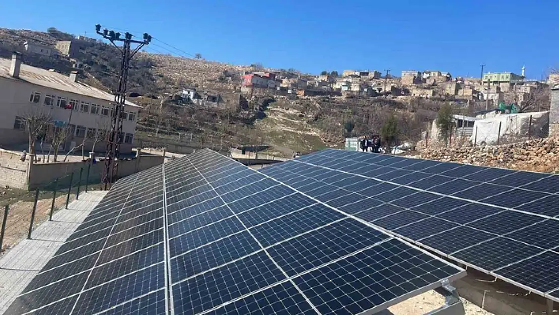 Şırnak'ta GES projesi ile içme suyu hattının enerji ihtiyacı karşılanıyor