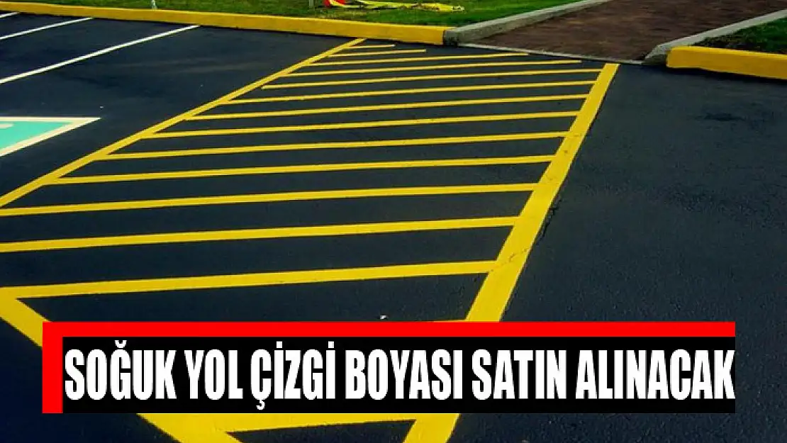 Soğuk yol çizgi boyası satın alınacak