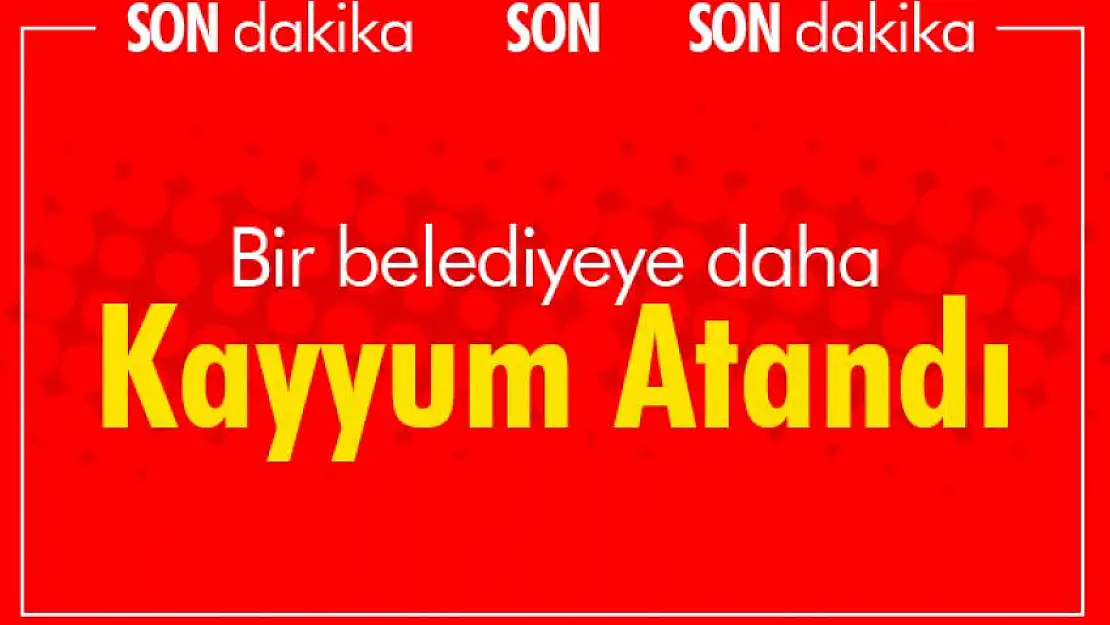 Başkale Belediye Başkan Vekilliğine Kaymakam Abdulselam Öztürk Vekil olarak  atandı.