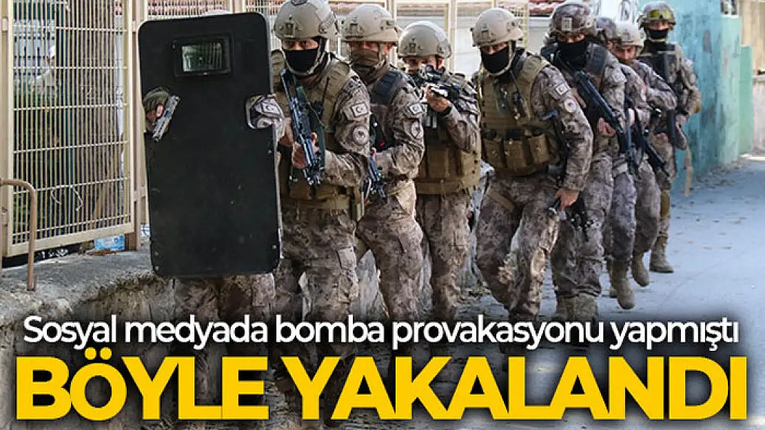 Sosyal medyadan bomba provokasyonu yaptığı iddia edilen şüpheli yakalandı