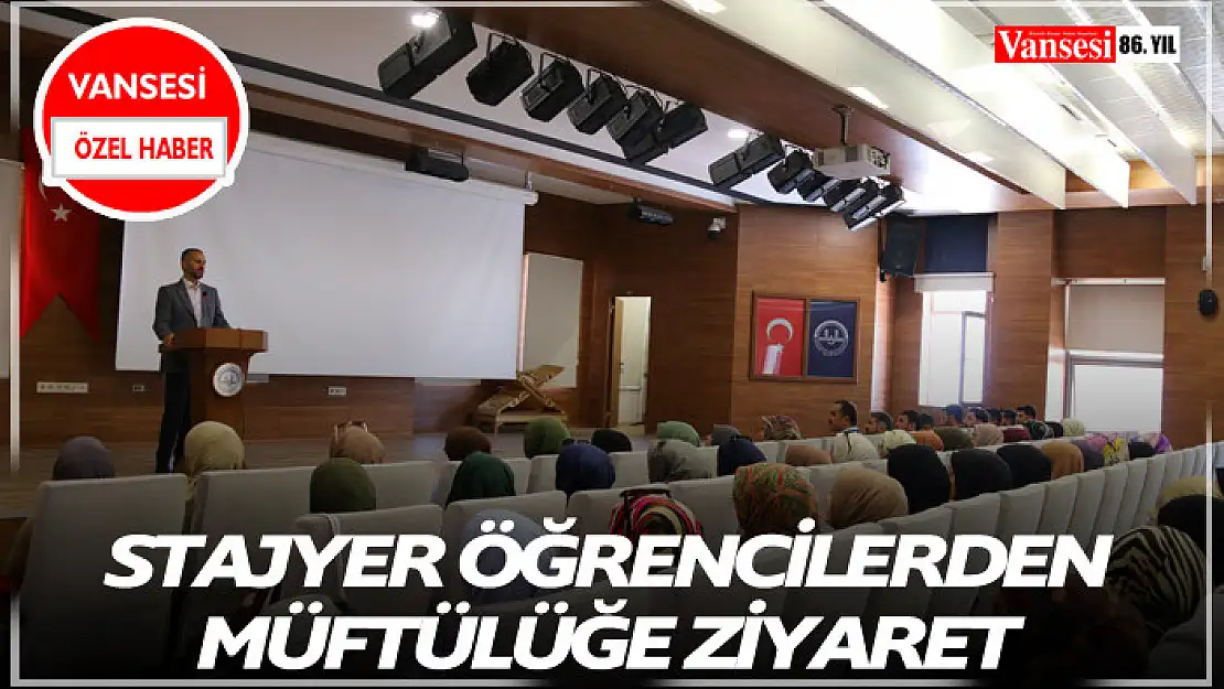 Stajyer Öğrencilerden Müftülüğe Ziyaret