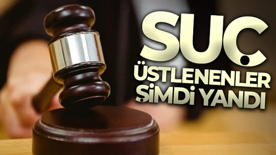 Suç üstlenenler şimdi yandı