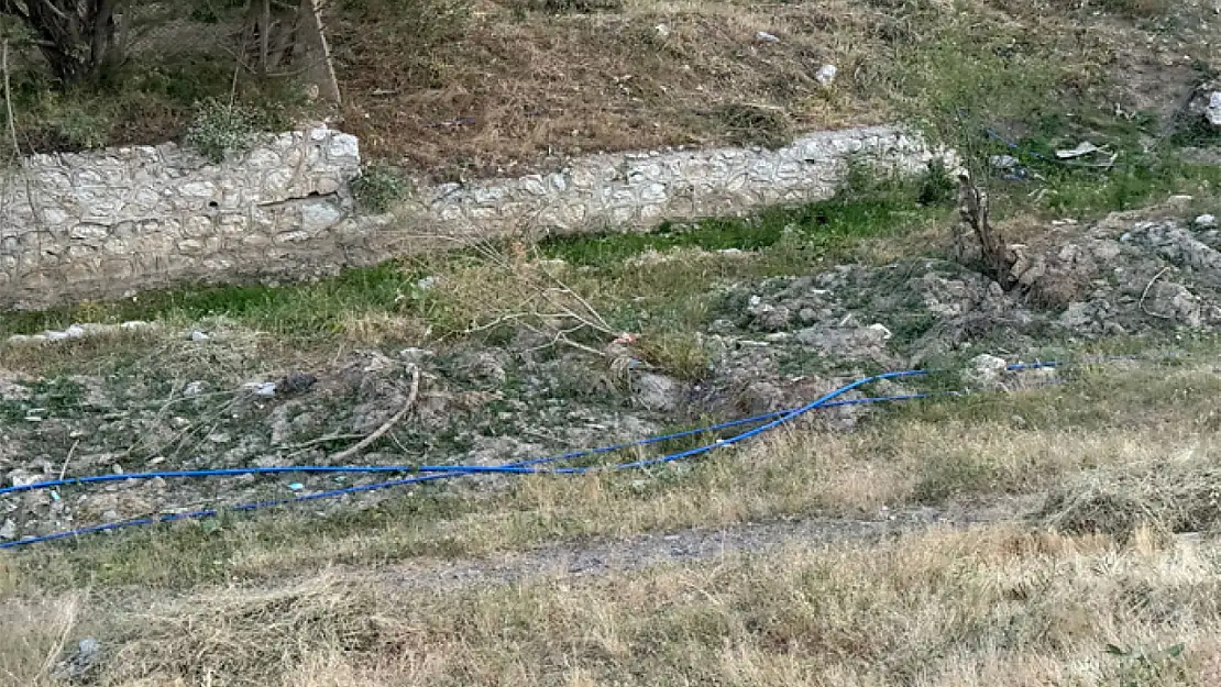 Sulama kanalı temizliği tepkiye neden oldu