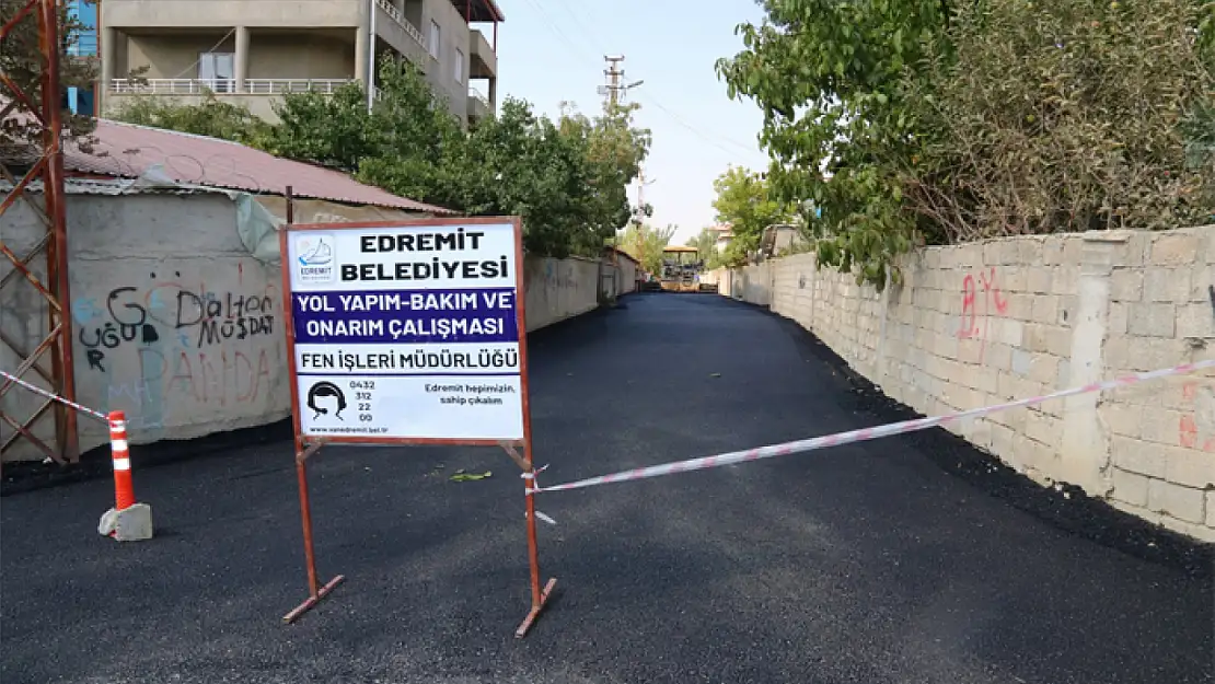 Süphan Mahallesi'ne asfalt çalışması