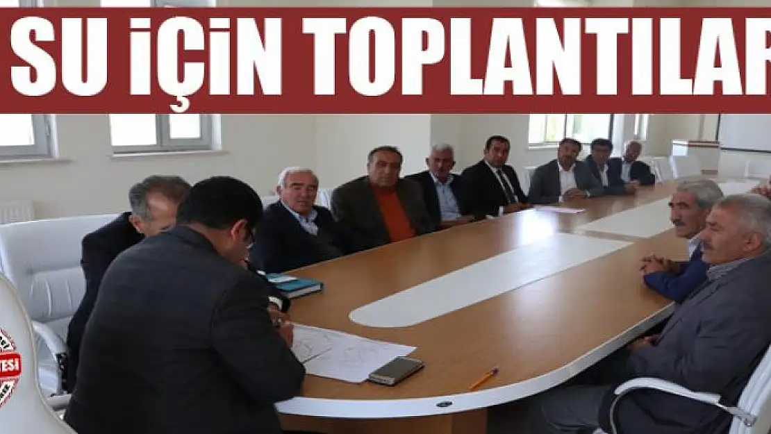 Gürpınar'da 'sulama suyu' toplantısı