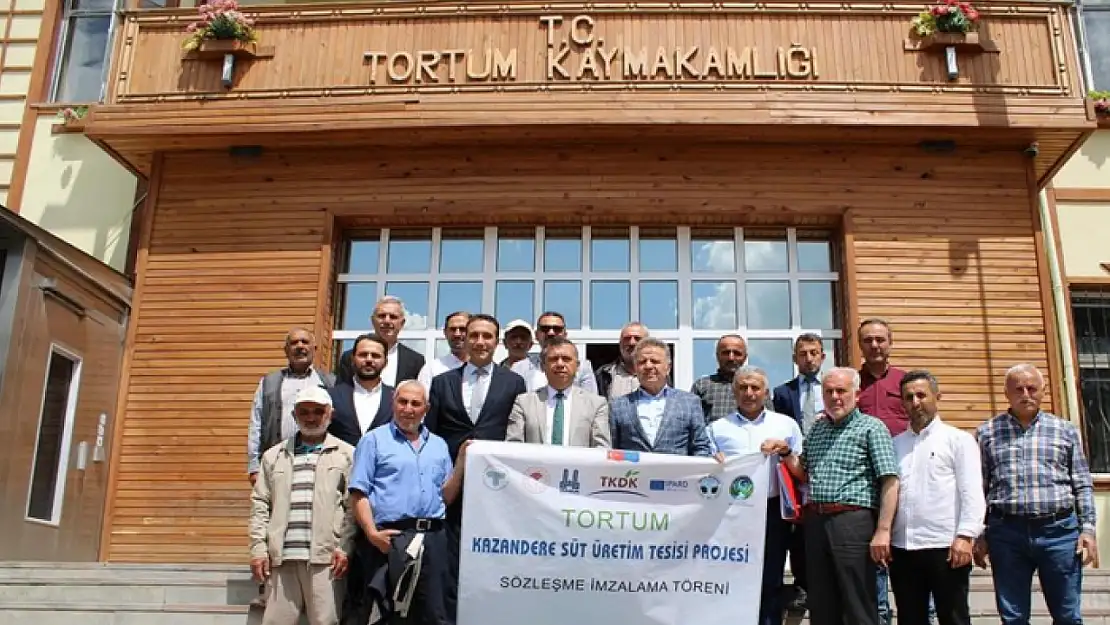 Süt üretimi için 30 milyonluk projenin imzaları atıldı