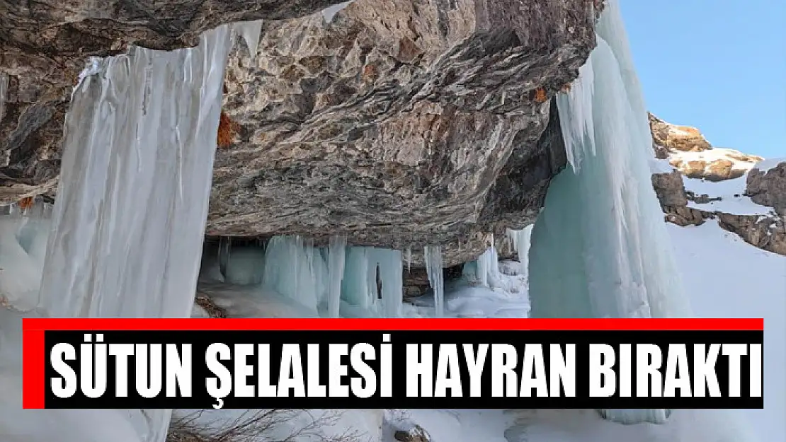 Sütun Şelalesi hayran bıraktı