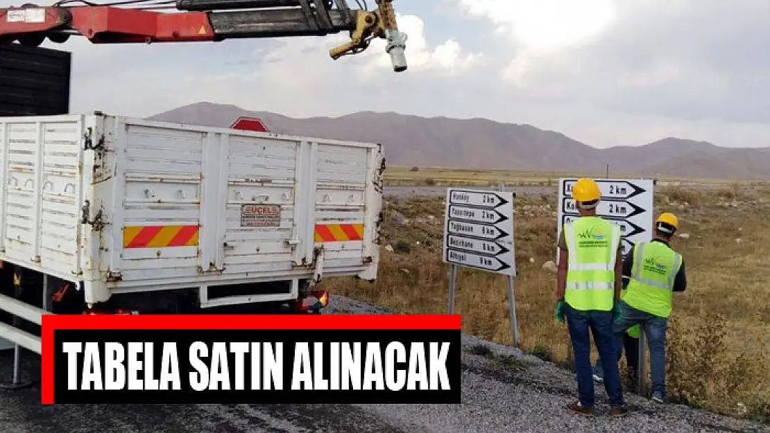 Tabela satın alınacak