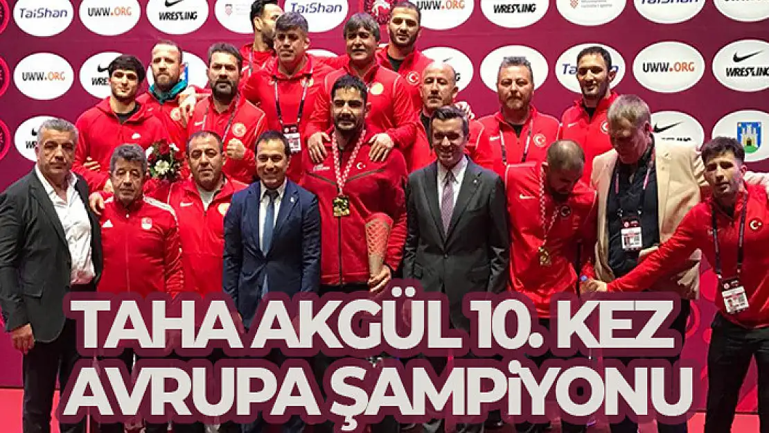 Taha Akgül 10. kez Avrupa şampiyonu