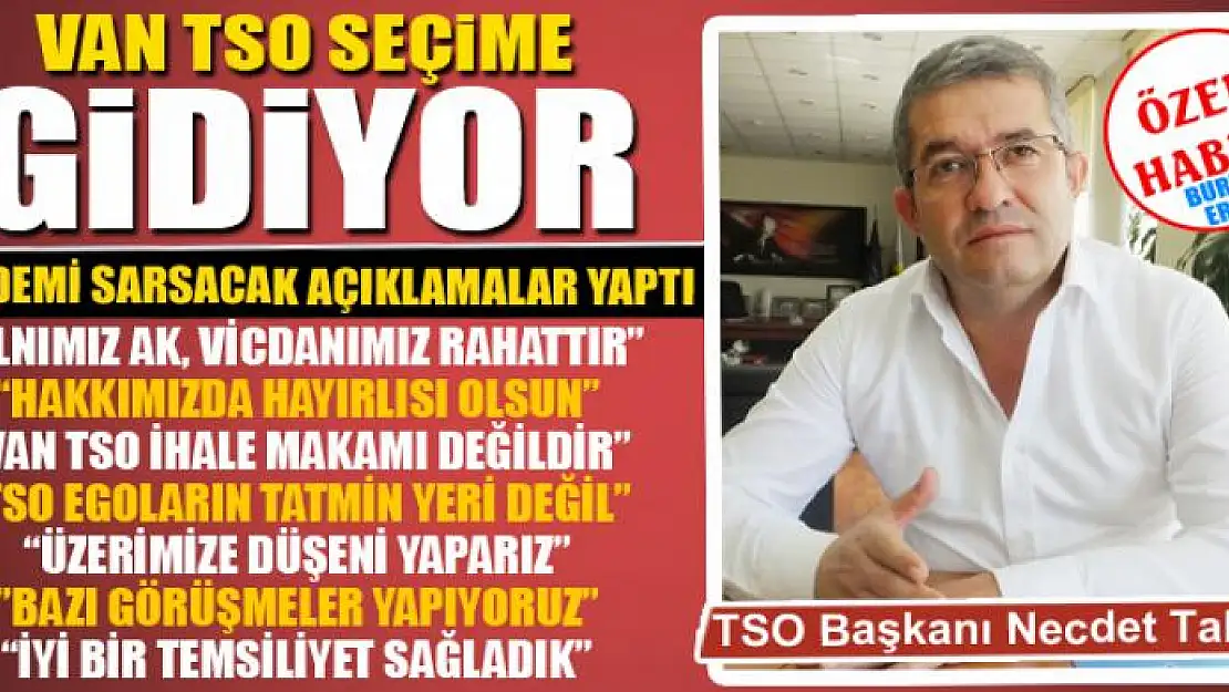 TAKVA: TSO EGOLARIN TATMİN YERİ DEĞİL