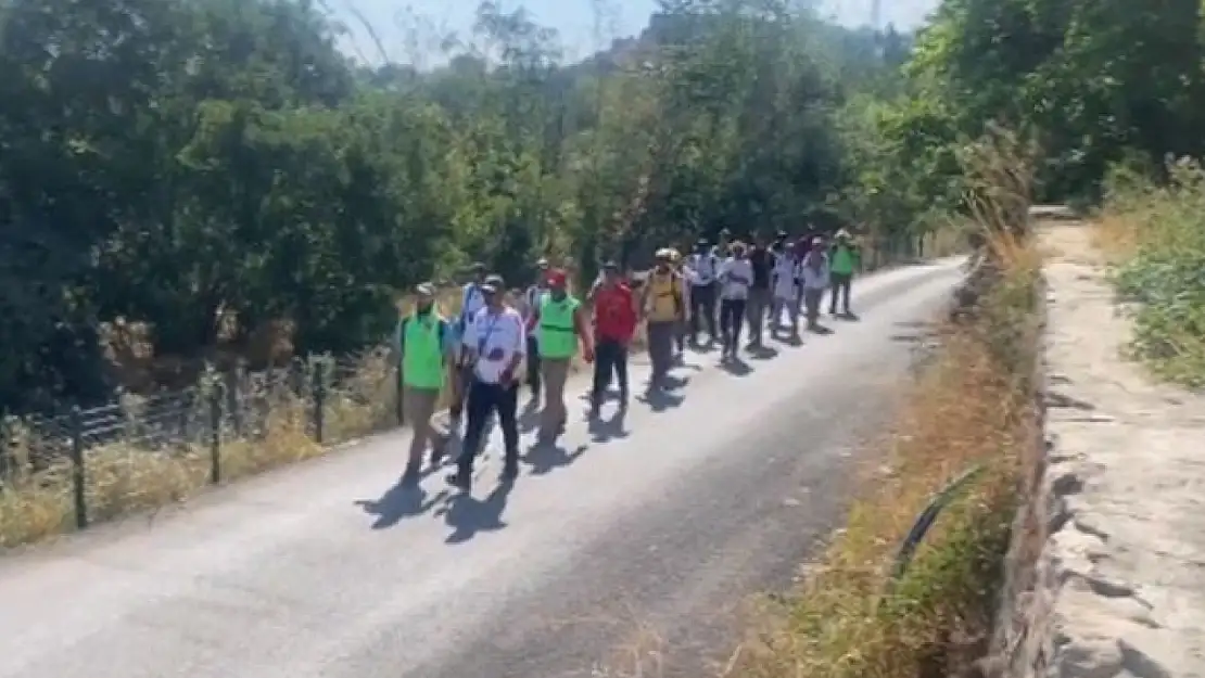 Tarihi Şamram Kanalı'nı korumak için doğa yürüyüşü düzenlendi