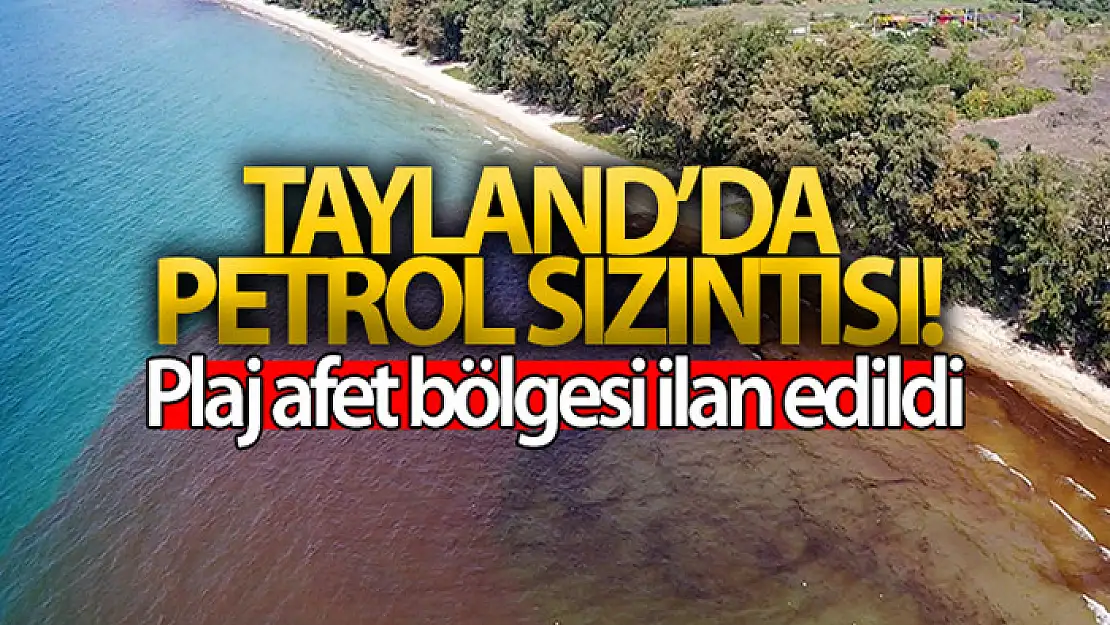 Tayland'da petrol sızıntısı nedeniyle bir plaj afet bölgesi ilan edildi