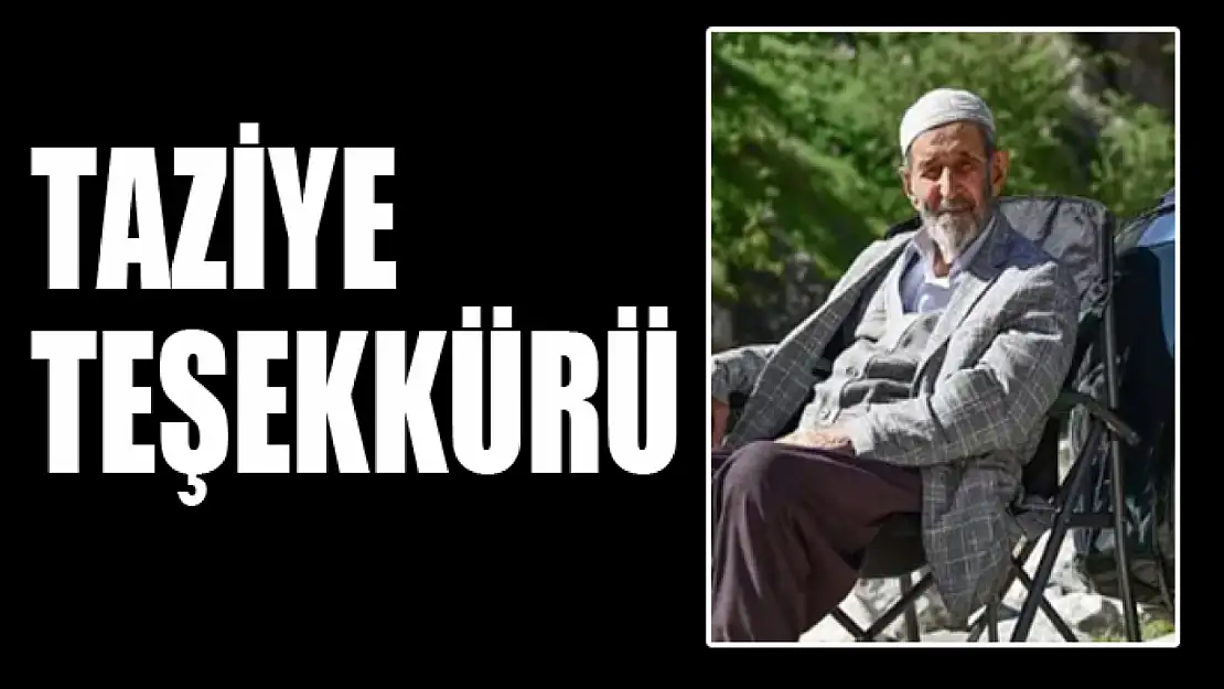 Taziye teşekkürü