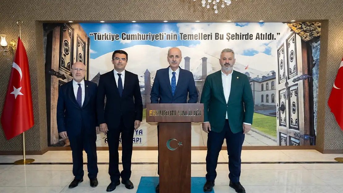 TBMM Başkanı Kurtulmuş Erzurum Valiliği'ni ziyaret etti