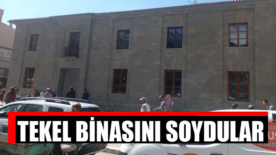 Tekel binasını soydular