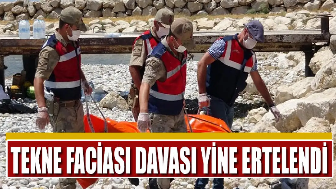 TEKNE FACİASI DAVASI YİNE ERTELENDİ