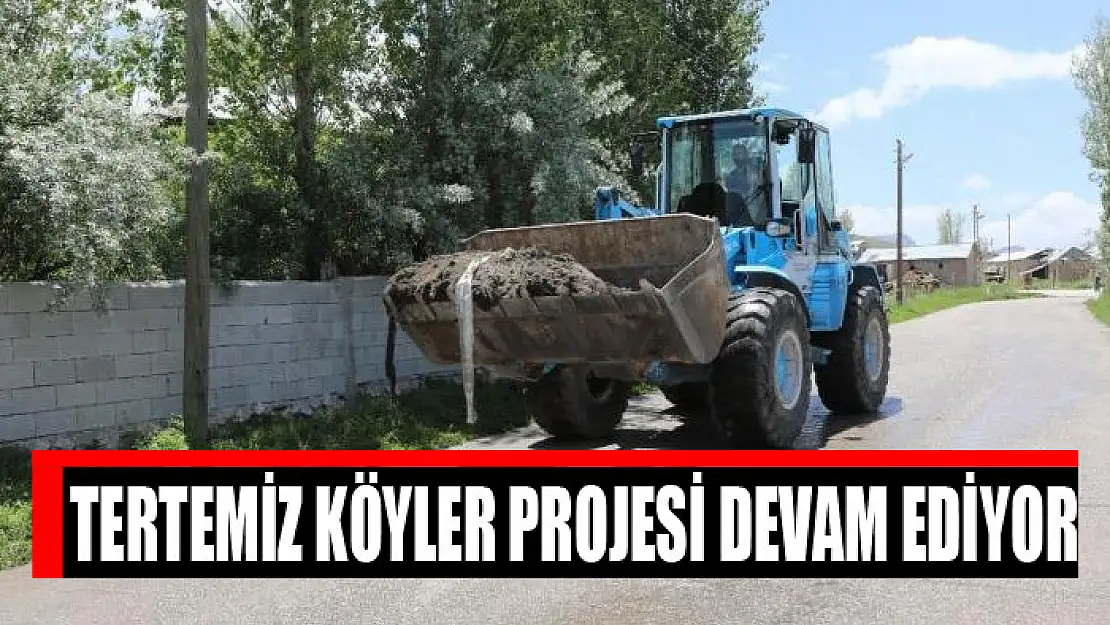 Tertemiz Köyler projesi devam ediyor