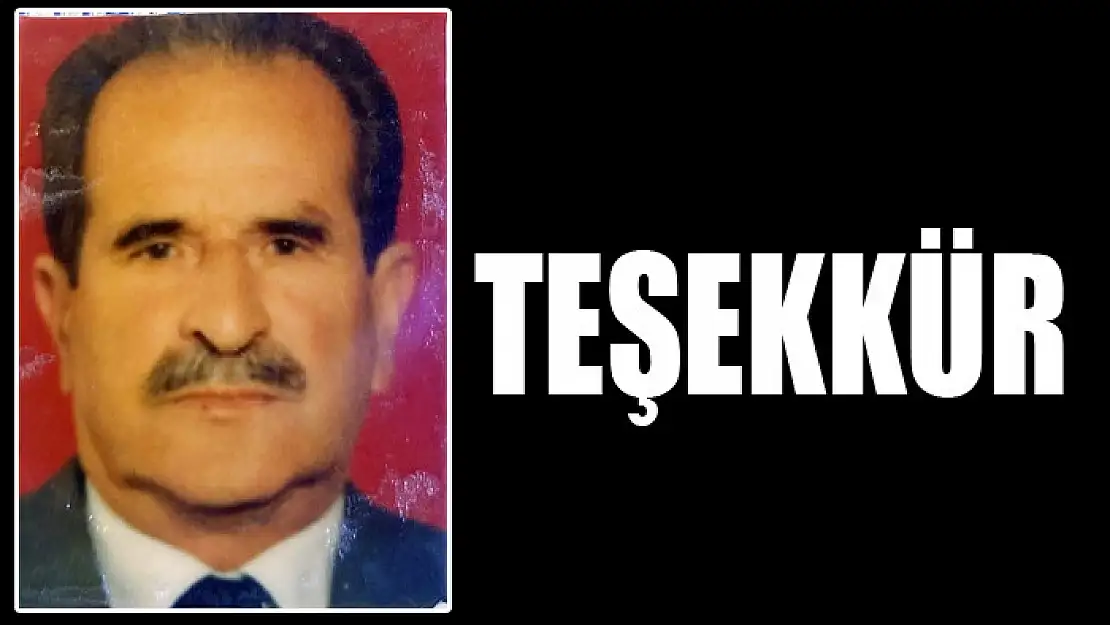 Teşekkür