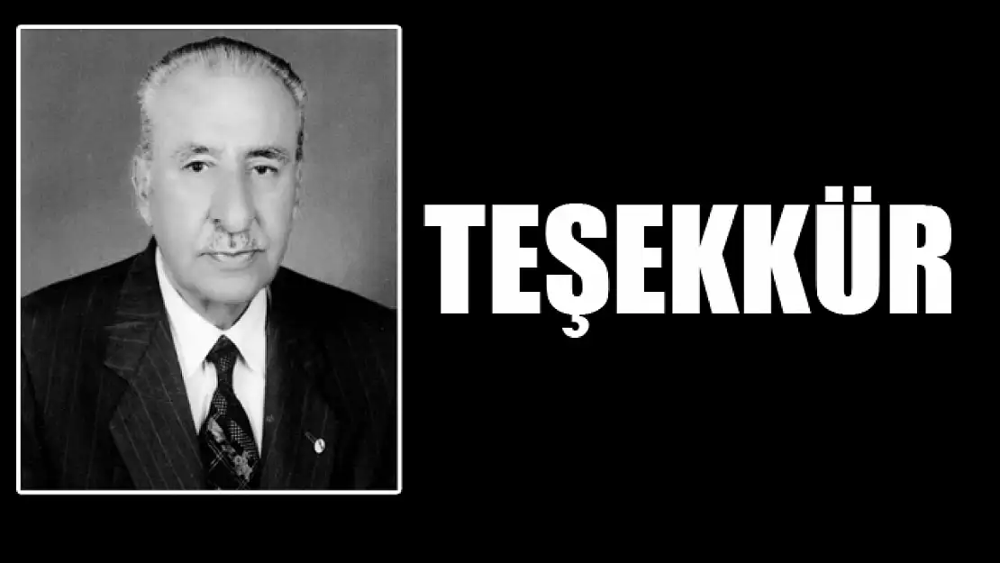 Teşekkür