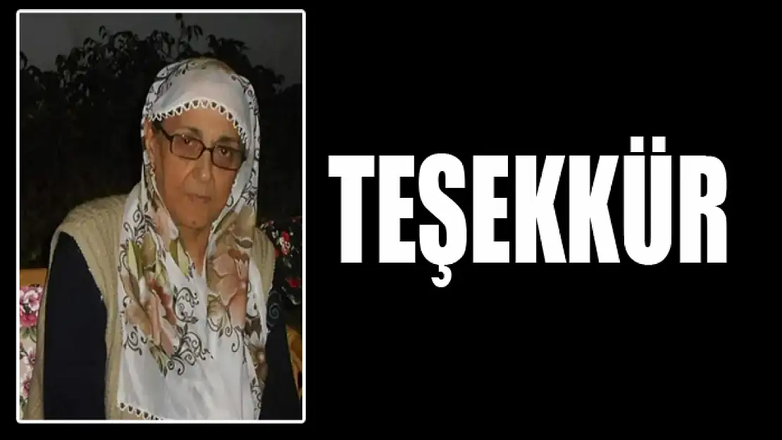 Teşekkür