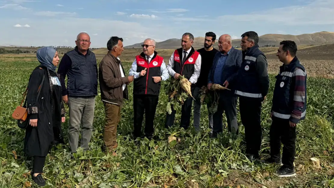 Tevekli'de Şeker Pancarı Tarla Günü etkinliği