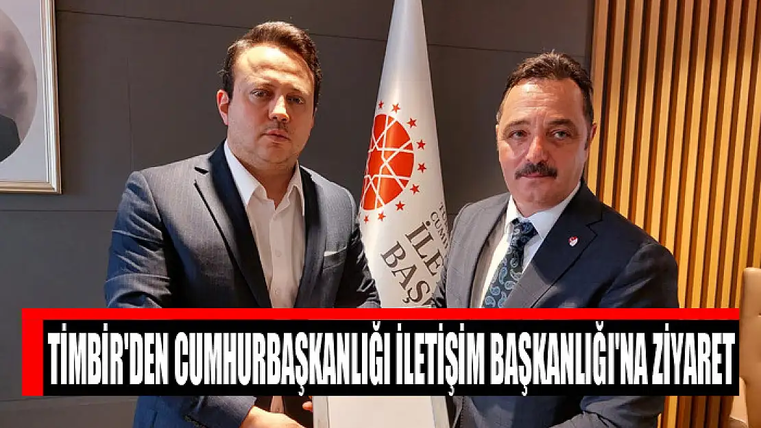 TİMBİR'den Cumhurbaşkanlığı İletişim Başkanlığı'na ziyaret