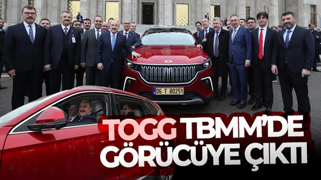 TOGG TBMM'de görücüye çıktı