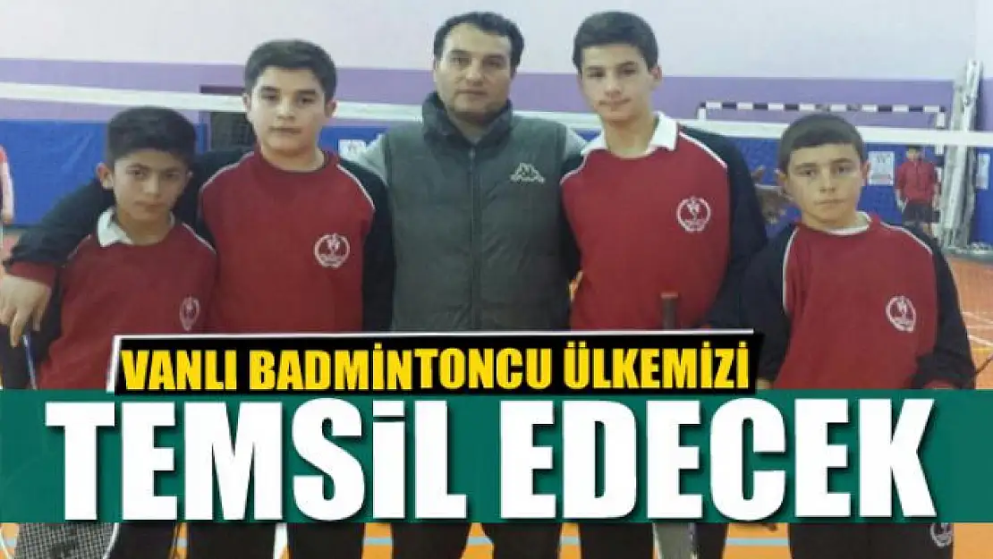 Vanlı Badmintoncu Ülkemizi temsil edecek