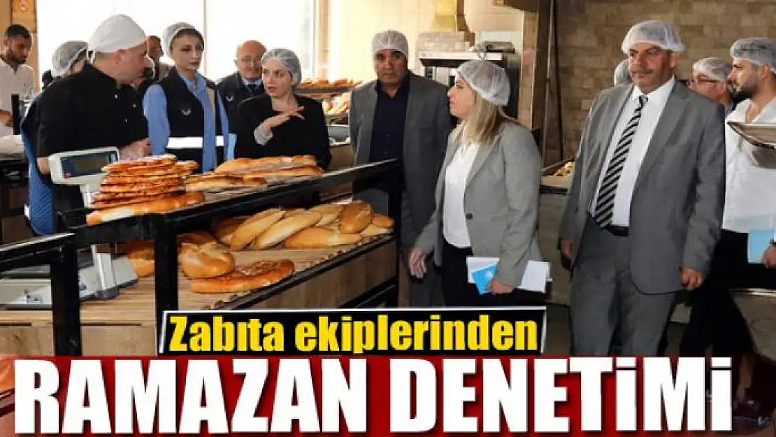 Zabıta ekiplerinden ramazan denetimi