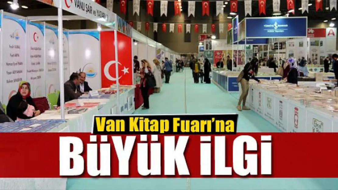 Van Kitap Fuarı'na büyük ilgi