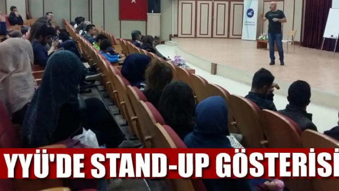 YYÜ'de stand-up gösterisi